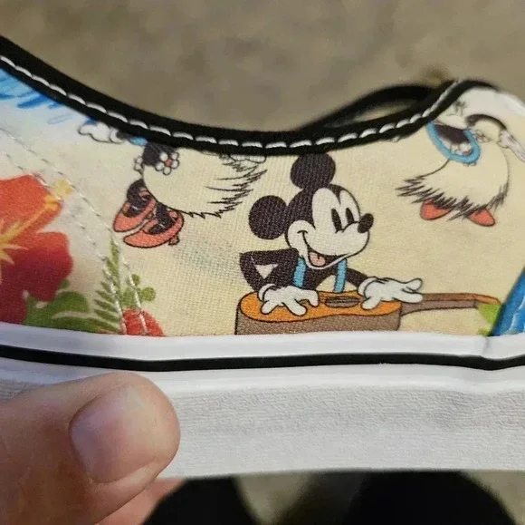 Vans X Disney Mickey Mouse Authentic Sneakers Limited Edition 7 - Picture 14 of 16
